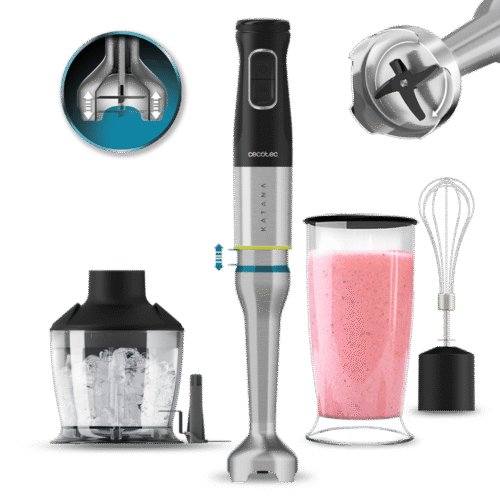 Vista frontal del microondas digital Cecotec Proclean 2500 con panel de control táctil y mando giratorio