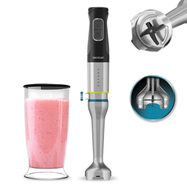 Vista frontal del microondas digital Cecotec Proclean 2500 con panel de control táctil y mando giratorio