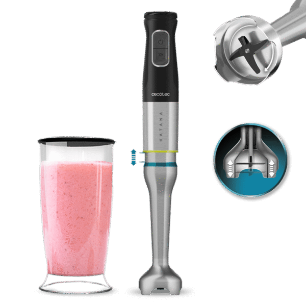 Vista frontal del microondas digital Cecotec Proclean 2500 con panel de control táctil y mando giratorio