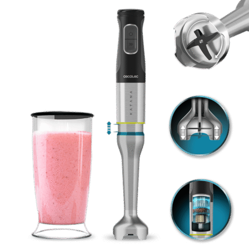 Vista frontal del microondas digital Cecotec Proclean 2500 con panel de control táctil y mando giratorio