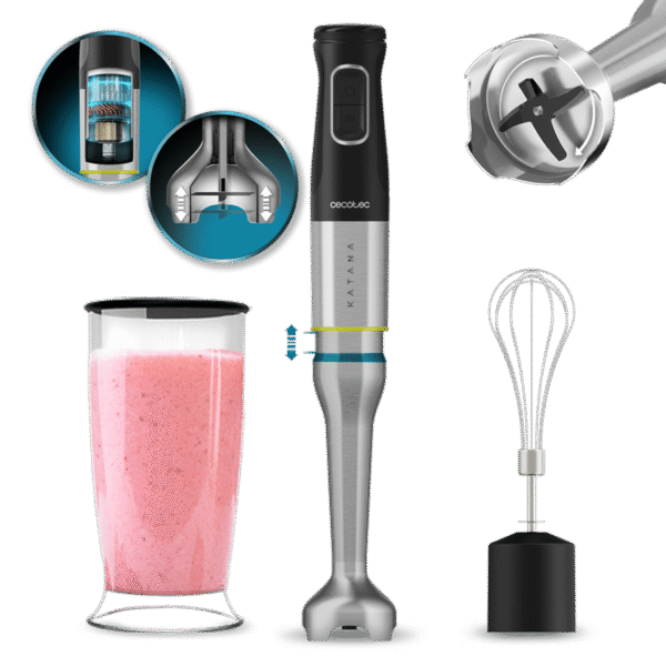 Vista frontal del microondas digital Cecotec Proclean 2500 con panel de control táctil y mando giratorio