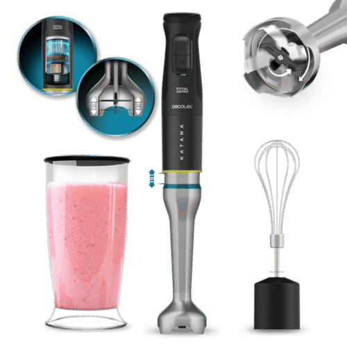 Vista frontal del microondas digital Cecotec Proclean 2500 con panel de control táctil y mando giratorio