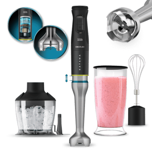 Vista frontal del microondas digital Cecotec Proclean 2500 con panel de control táctil y mando giratorio