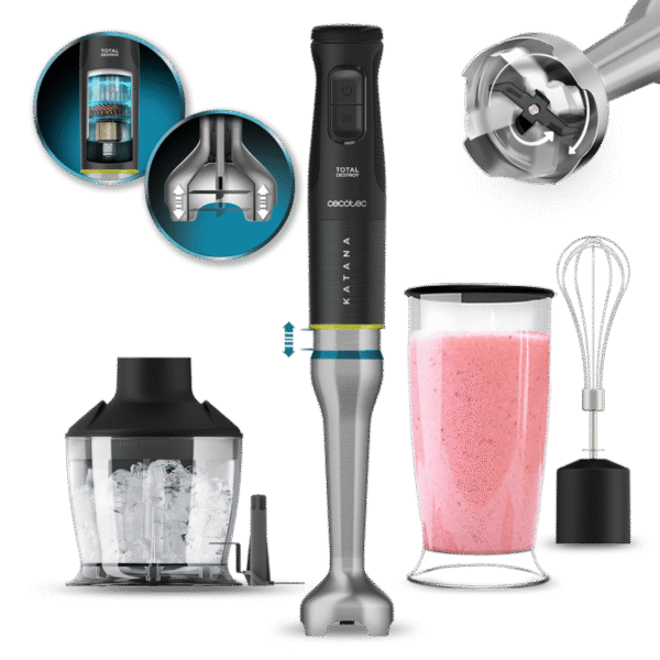 Vista frontal del microondas digital Cecotec Proclean 2500 con panel de control táctil y mando giratorio