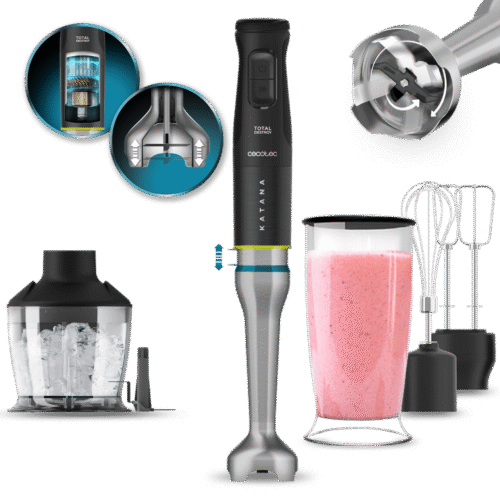 Vista frontal del microondas digital Cecotec Proclean 2500 con panel de control táctil y mando giratorio