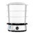 Imagen 2 Vaporera eléctrica Vapovita 3000 Inox de 800 W con 3 recipientes independientes y cuerpo de acero inoxidable. Cocina saludable con temporizador de 60 minutos.