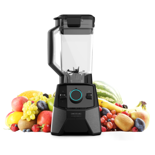 Vista frontal del microondas digital Cecotec Proclean 2500 con panel de control táctil y mando giratorio