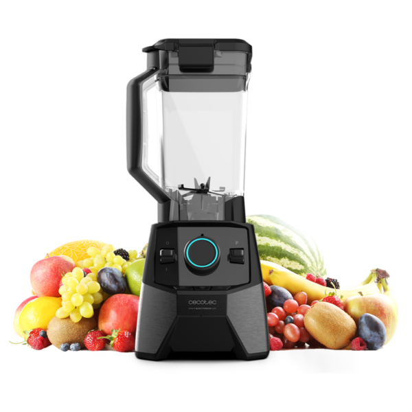 Vista frontal del microondas digital Cecotec Proclean 2500 con panel de control táctil y mando giratorio