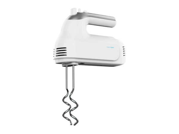 Imagen 2 Batidora de varillas Cecotec PowerTwist 500 de 500 W con 5 niveles de velocidad, función turbo y accesorios para batir, amasar y montar con gran ergonomía.