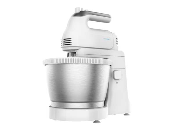 4122-Imagen-2 Imagen 2 Batidora de varillas Cecotec PowerTwist 500 Steel con 500 W, bol autogiratorio de 3,5 L, 5 velocidades y función Turbo para repostería y mezclas perfectas.