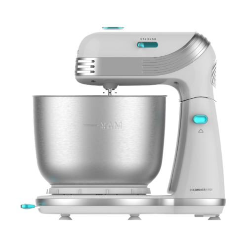 Vista frontal del microondas digital Cecotec Proclean 2500 con panel de control táctil y mando giratorio