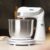Imagen 4 Batidora amasadora Cecomixer Easy White de 250 W con 6 velocidades y 5 funciones. Incluye bol de acero inoxidable de 3 L y movimiento planetario para repostería.