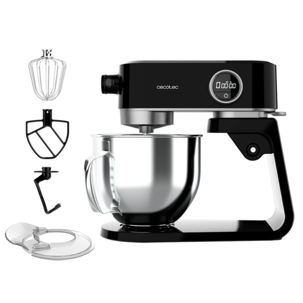 4169 Vista frontal del microondas digital Cecotec Proclean 2500 con panel de control táctil y mando giratorio