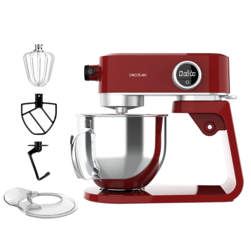 Vista frontal del microondas digital Cecotec Proclean 2500 con panel de control táctil y mando giratorio