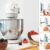 Imagen 4 Batidora amasadora Cecotec Twist&Fusion 4000 Luxury White con motor DC de 800W, cuerpo de aluminio fundido, 8 velocidades y bol de acero inoxidable de 5,2 L.