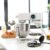 Imagen 7 Batidora amasadora Cecotec Twist&Fusion 4000 Luxury White con motor DC de 800W, cuerpo de aluminio fundido, 8 velocidades y bol de acero inoxidable de 5,2 L.