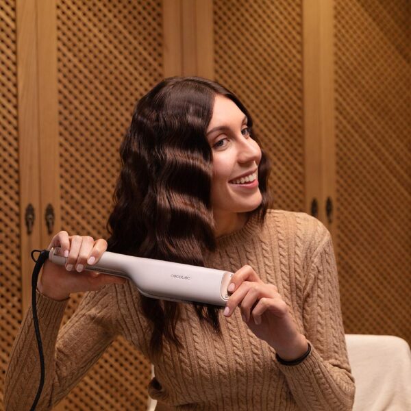 Imagen 7 Crea ondas surferas con Bamba RitualCare 2000 Summer Waves. Cerámica, turmalina y temperatura regulable con pantalla LCD para un cabello brillante y protegido.