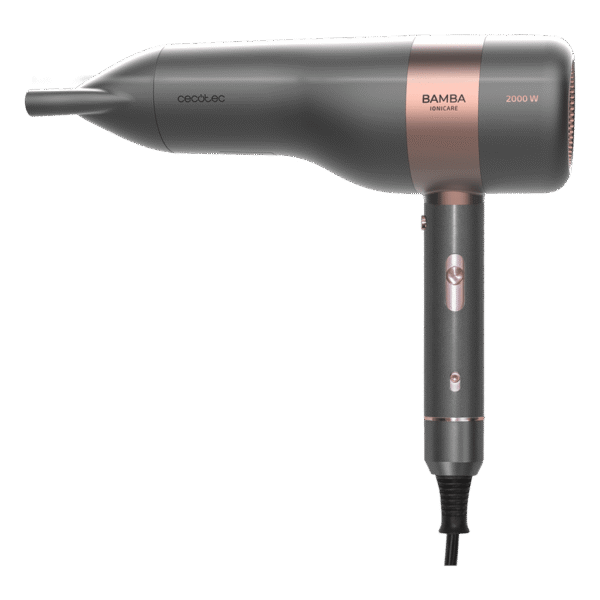 Imagen 2 Secador de pelo iónico Bamba IoniCare 6000 RockStar Vision con motor digital de 2000 W, pantalla LCD, 5 ajustes de temperatura y tecnología Real Ion para brillo.