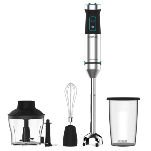 Vista frontal del microondas digital Cecotec Proclean 2500 con panel de control táctil y mando giratorio