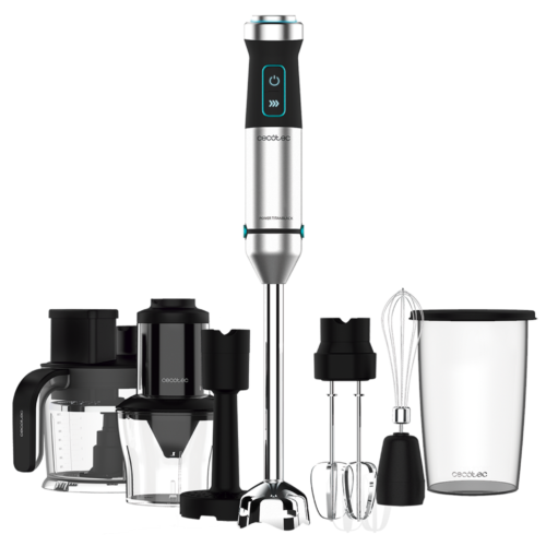 Vista frontal del microondas digital Cecotec Proclean 2500 con panel de control táctil y mando giratorio