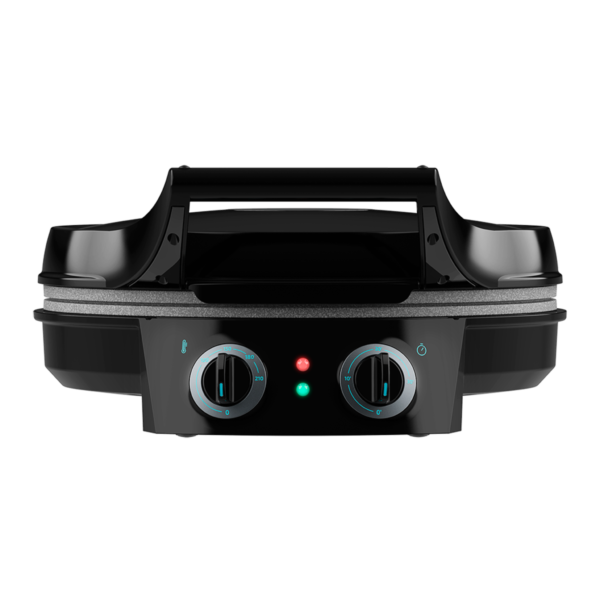 4278-Imagen-6 Imagen 6 Horno eléctrico Fun Pizza&Co de 1800 W con revestimiento RockStone. Prepara pizzas perfectas con apertura de 180º, temporizador de 30 min y placas antiadherentes.