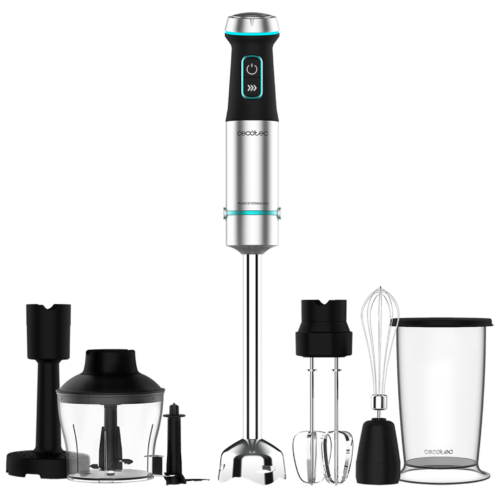 Vista frontal del microondas digital Cecotec Proclean 2500 con panel de control táctil y mando giratorio