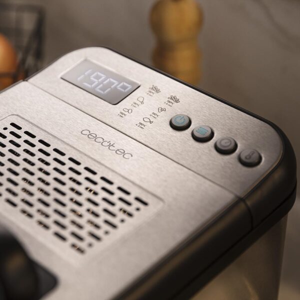 Imagen 3 Freidora digital de 4,2 L y 3270 W con filtro OilCleaner. Cocina rápida con 5 programas, cuerpo de acero inoxidable y piezas aptas para lavavajillas.
