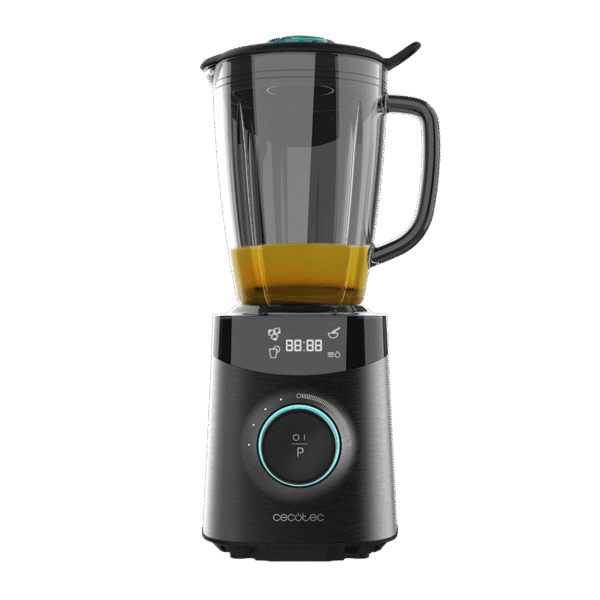 Imagen 3 Batidora de vaso Power Black Titanium 1800 Advance de 1800 W con cuchilla de 8 hojas de titanio negro y jarra de vidrio termorresistente de 1,8 litros.
