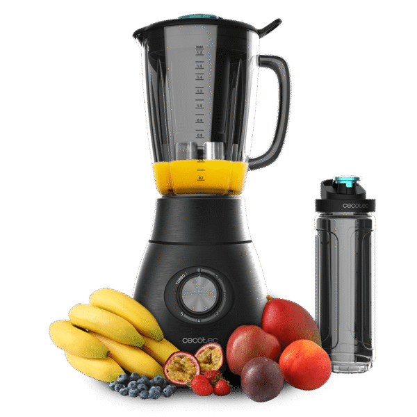 Vista frontal del microondas digital Cecotec Proclean 2500 con panel de control táctil y mando giratorio