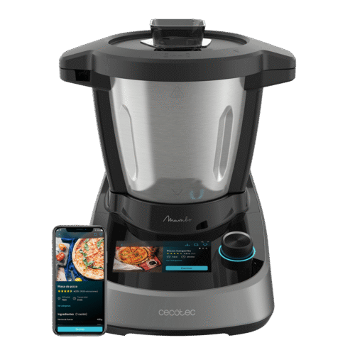 Imagen 2 Robot de cocina Mambo Touch con 1600 W, 37 funciones, pantalla TFT 5", báscula y App. Jarra de acero inoxidable de 3,3 L apta para lavavajillas.