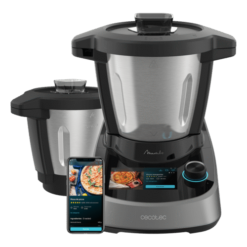 Imagen 2 Robot de cocina Mambo Touch con 1600 W, 37 funciones y pantalla táctil. Incluye jarra Habana antiadherente, báscula y conectividad App para cocinar fácil.