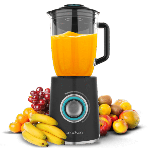 Vista frontal del microondas digital Cecotec Proclean 2500 con panel de control táctil y mando giratorio