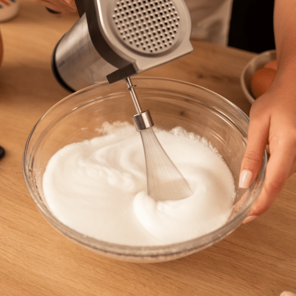 Imagen 4 Batidora de varillas PowerTwist 500 Full Steel con motor de 500 W, 5 velocidades, función Turbo y tres accesorios de acero para batir, mezclar y amasar masas.