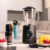 Imagen 6 Batidora de vaso Cecotec Power Black Titanium 2300MAX Mix Go con 2300W, 6 cuchillas de titanio negro, función pica hielo, modo Turbo y vaso sport portátil.