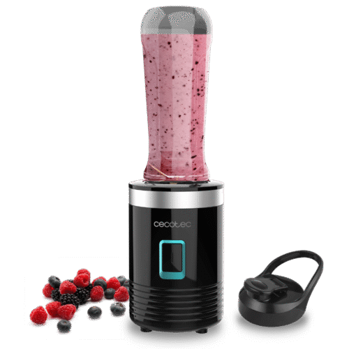 Vista frontal del microondas digital Cecotec Proclean 2500 con panel de control táctil y mando giratorio