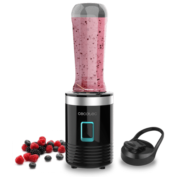 Vista frontal del microondas digital Cecotec Proclean 2500 con panel de control táctil y mando giratorio