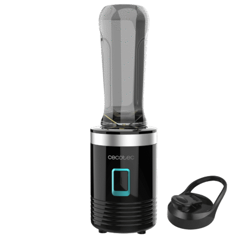 4395-Imagen-2 Imagen 2 Batidora de smoothies compacta con 300 W, cuchillas de titanio negro y vaso portátil de 570 ml. Ideal para batidos saludables y fáciles de transportar a diario.