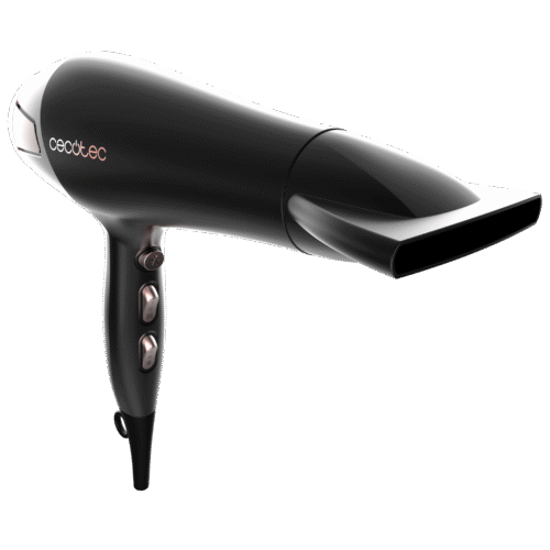 Imagen 2 Secador de pelo iónico de 2400W con motor AC profesional, gran caudal de aire y tecnología Real Ion para un cabello brillante, suave y sin encrespamiento.