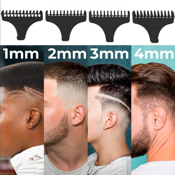 Imagen 3 Cecotec PrecisionCare Warrior: perfiladora de pelo profesional con motor silencioso, cuchillas de alta precisión y pantalla LCD para un control total del corte.