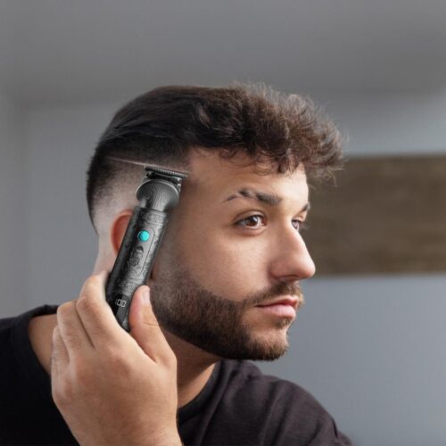 Imagen 2 Perfiladora de pelo Bamba PrecisionCare Samurai Profiling con cuchillas cerámicas, palanca de ajuste 0.5-3.5 mm y 4 peines guía para un corte preciso y suave.