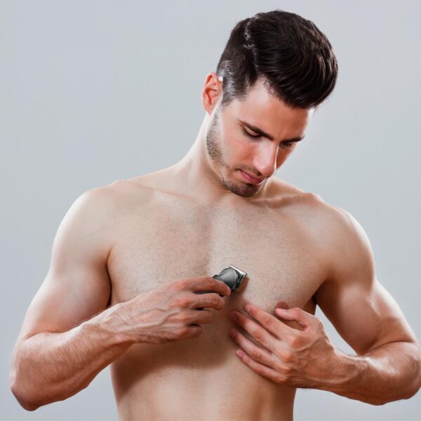 Imagen 5 Perfiladora de pelo Bamba PrecisionCare Samurai Profiling con cuchillas cerámicas, palanca de ajuste 0.5-3.5 mm y 4 peines guía para un corte preciso y suave.