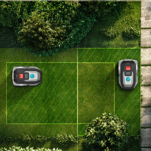 4477-Imagen-8 Imagen 8 El robot cortacésped Conga GrassHopper 300 con motor Digital Brushless cubre hasta 300 m2. Supera pendientes del 27% y dispone de sensor de lluvia.