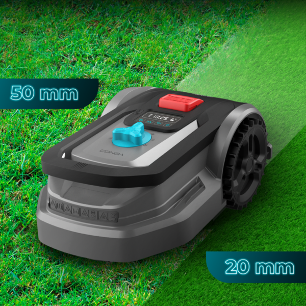 Imagen 5 Robot cortacésped Conga GrassHopper 500 Connected. Motor Digital Brushless, área de 500 m2, pendiente 27%, sensor de lluvia y control total mediante APP.