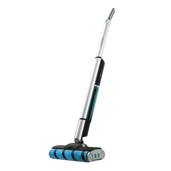 Imagen 3 Fregona eléctrica Cecotec con doble rodillo Wet Jalisco, 40 min de autonomía, spray pulverizador y base de autolimpieza. Limpieza impecable en una sola pasada.