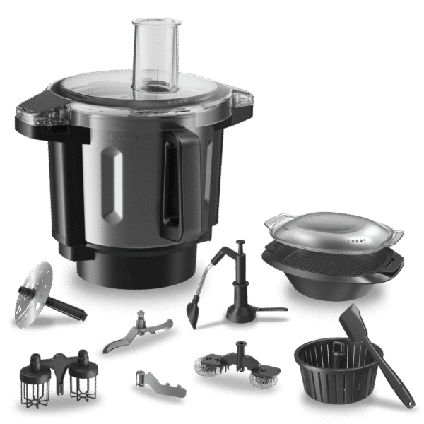 Imagen 6 Robot de cocina Mambo CooKing TotalGourmet con dispensador de alimentos y 45 funciones. Sistema de cocina guiada y jarras de 5L para máxima versatilidad.