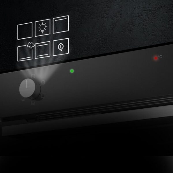 4723-Imagen-8 Imagen 8 Horno convencional Cecotec Bolero Hexa C126400 de 80 litros, 5 funciones, 2800W y clasificación energética A. Ideal para cocciones uniformes y eficientes.