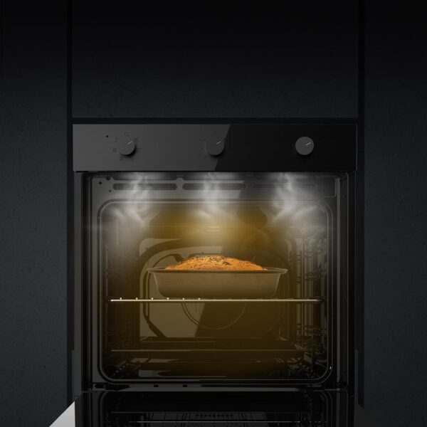 Imagen 7 Horno multifunción Bolero Hexa M236000 Dark Inox de 70L, clase A y 2800W. Incluye tecnología Steam Assist, Steam EasyClean y triple cristal para mayor seguridad.