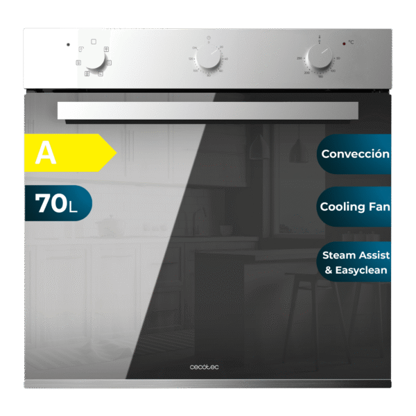 4728 Horno de sobremesa eléctrico Cecotec Bake