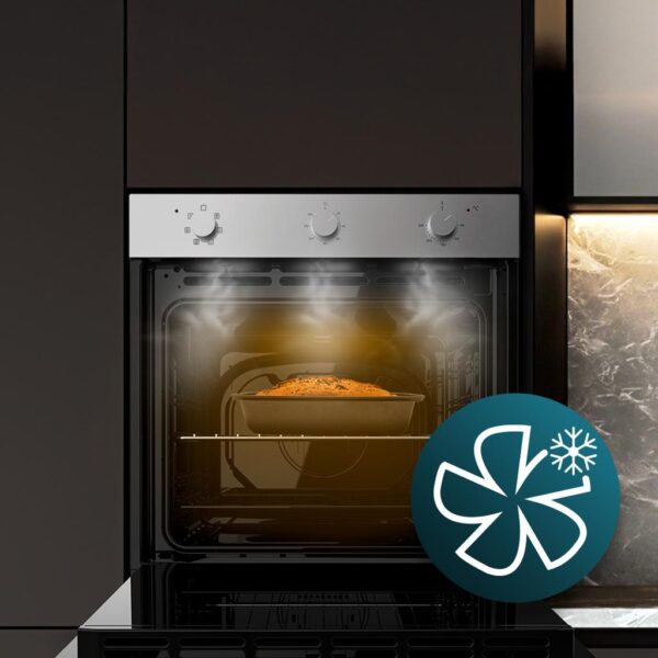 4728-Imagen-7 Imagen 7 Horno integrable multifunción Bolero Hexa M236000 Mirror Time A de 70L, 2800W y 6 funciones. Incluye Steam EasyClean, Triple Glass y eficiencia energética Clase A.