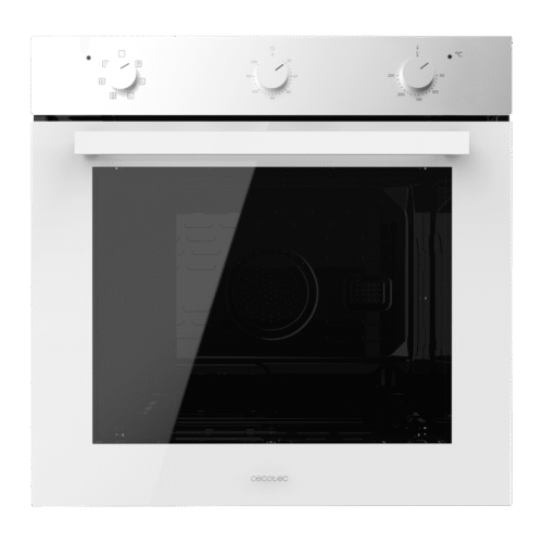 Imagen 2 Horno Bolero Hexa M236000 Glass White Time de 70L con 6 funciones, Steam Assist y eficiencia Clase A. Diseño en cristal blanco y triple acristalamiento.